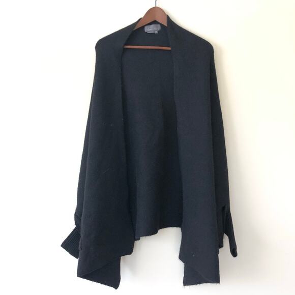 Anthropologie Everyday Cape Cardigan Black One Size NWT - Picture 3 of 7